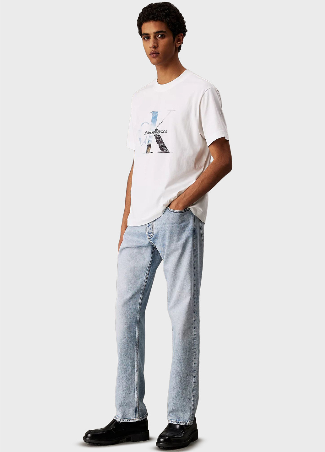Белая футболка Calvin Klein Jeans
