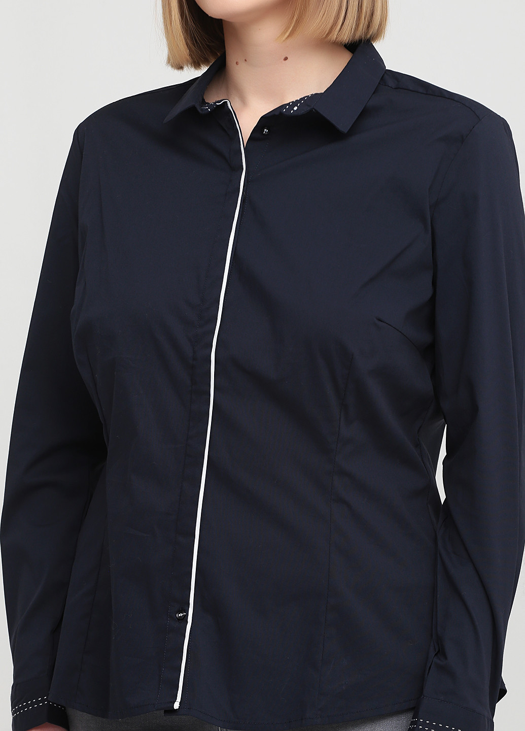 Темно-синяя кэжуал рубашка Reserved