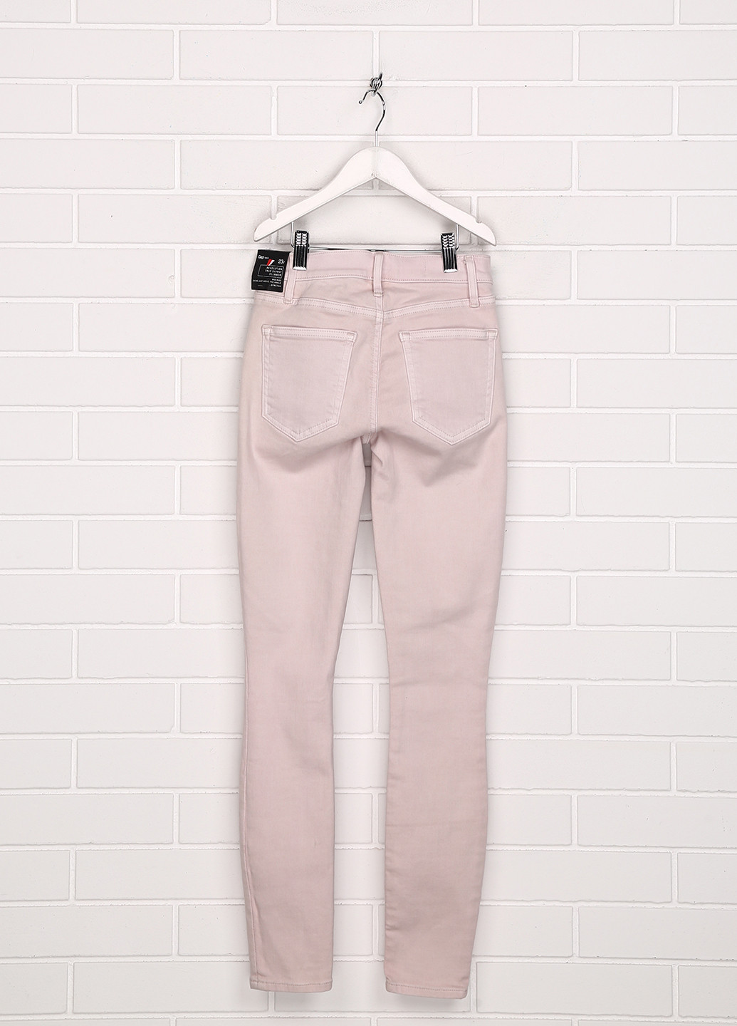 Пудровые демисезонные скинни джинсы Gap