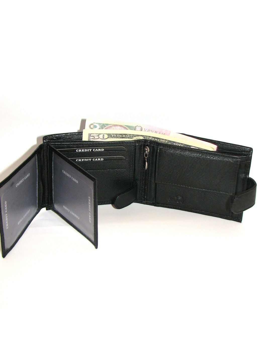 Шкіряний чоловічий гаманець DNK Leather (243840047)