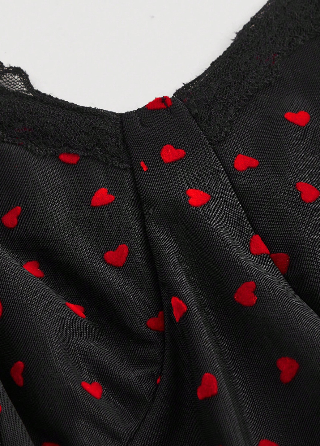 Черное вечернее, кэжуал платье клеш, с открытой спиной SHEIN сердечки