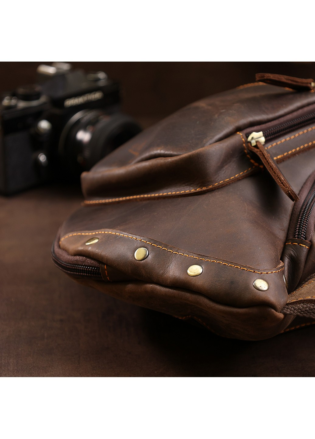 Шкіряна сумка через плече Vintage (252086300)