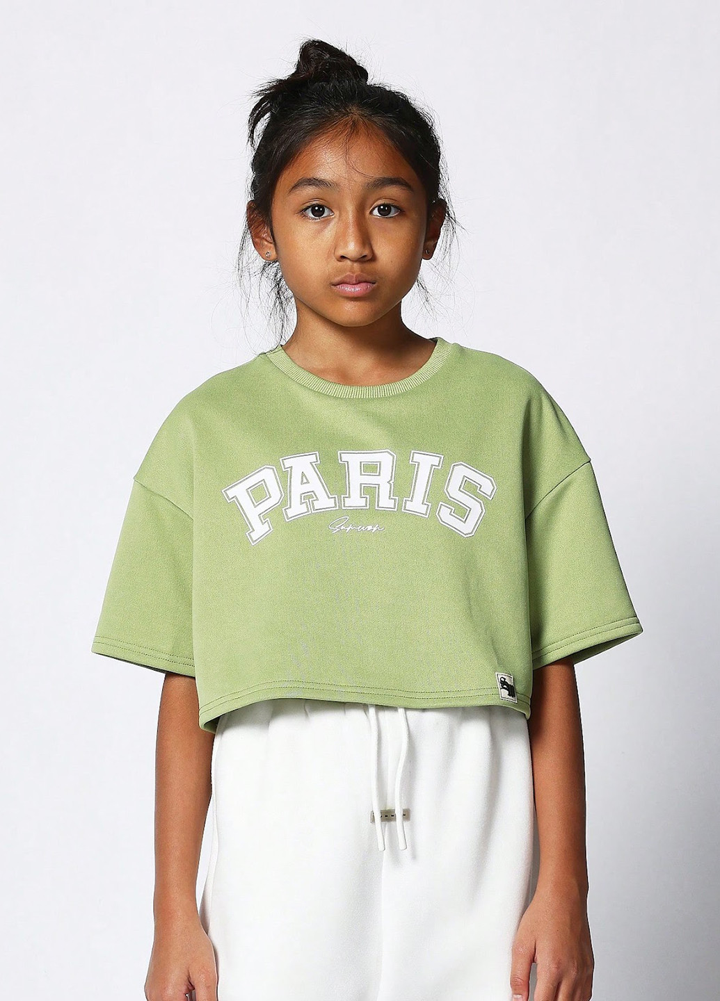 Светло-зеленая летняя футболка SHEIN