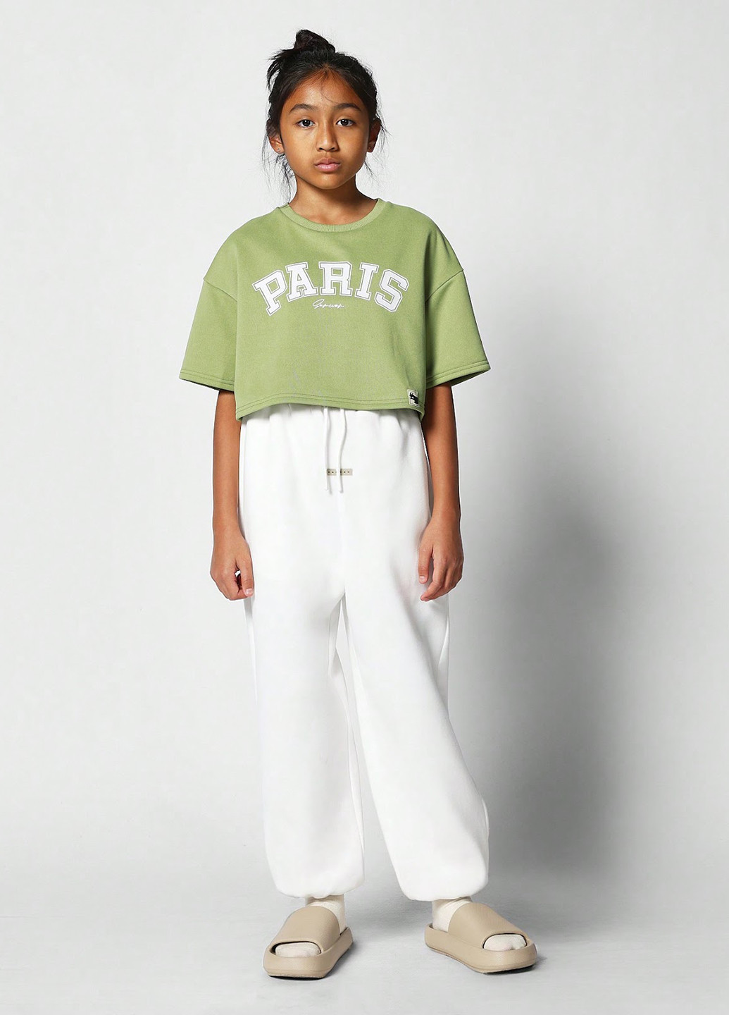 Светло-зеленая летняя футболка SHEIN