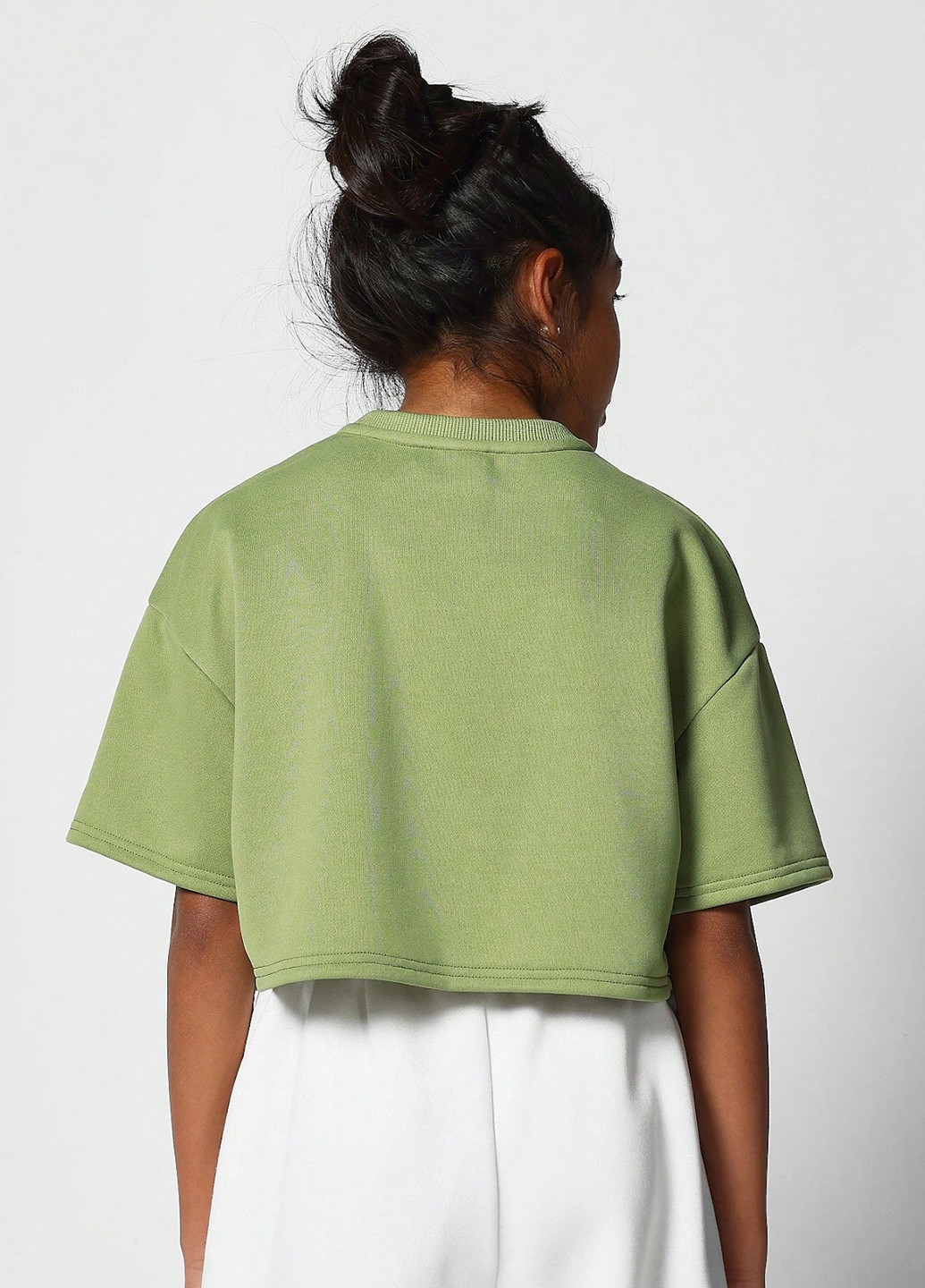 Светло-зеленая летняя футболка SHEIN