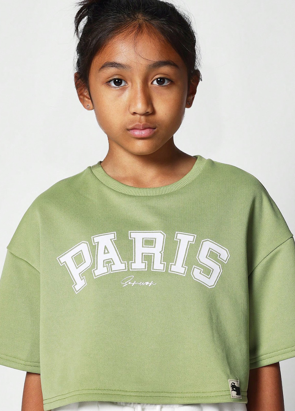 Светло-зеленая летняя футболка SHEIN