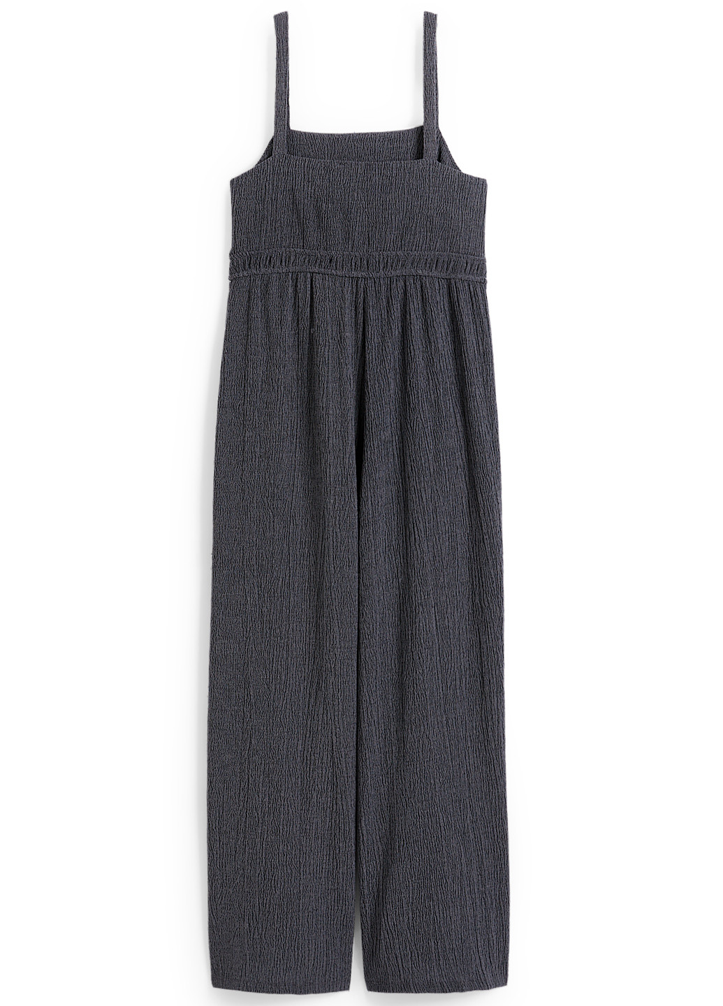 Комбинезон C&A комбинезон-брюки однотонный тёмно-серый кэжуал полиэстер