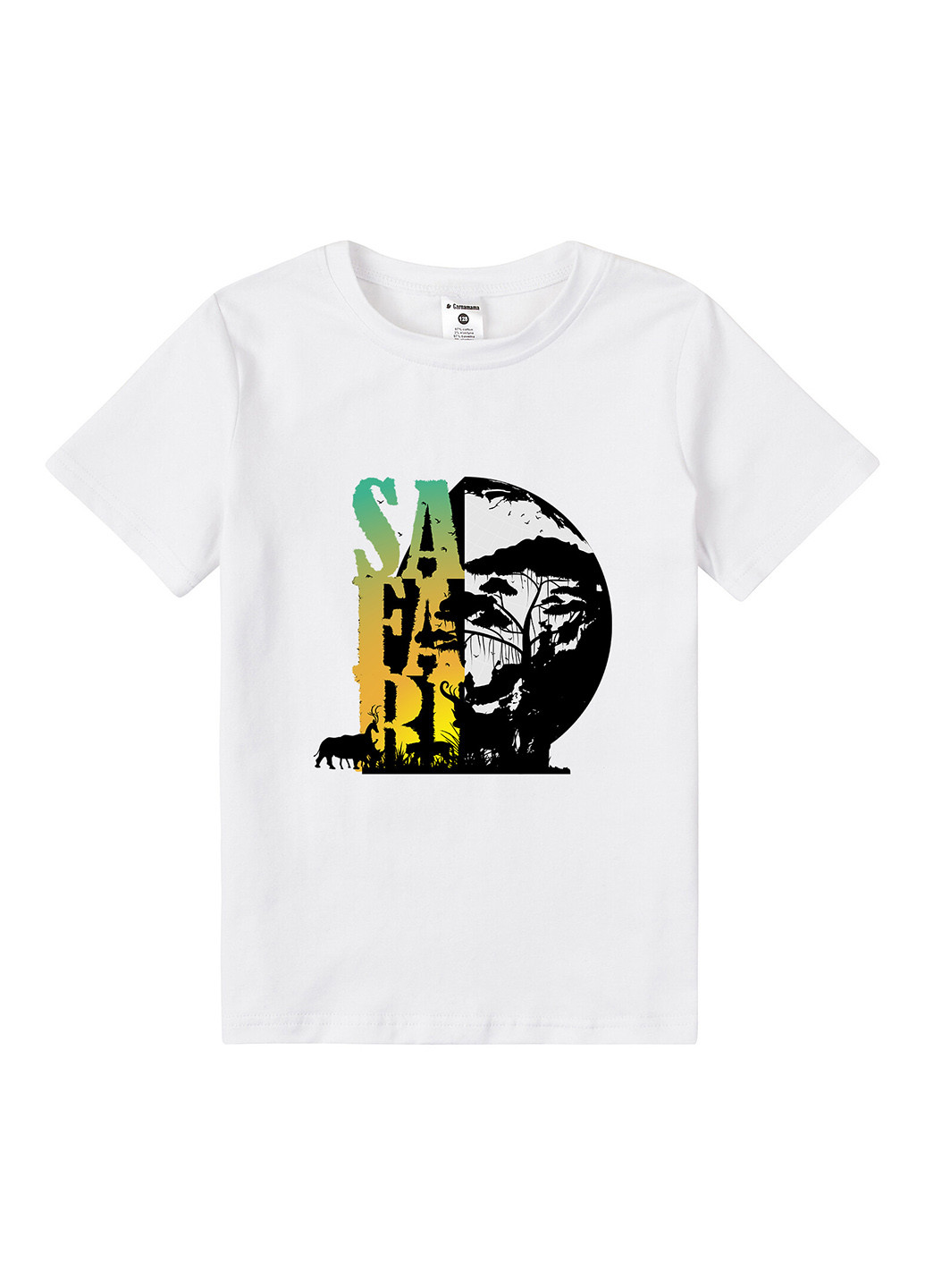 Біла літня футболка Garnamama