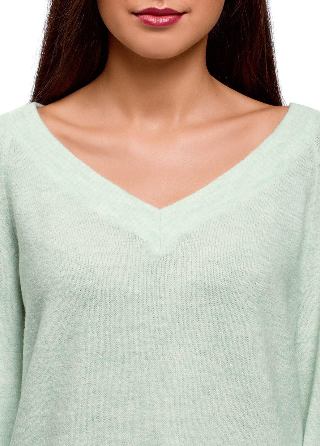 Зелений демісезонний пуловер пуловер Oodji