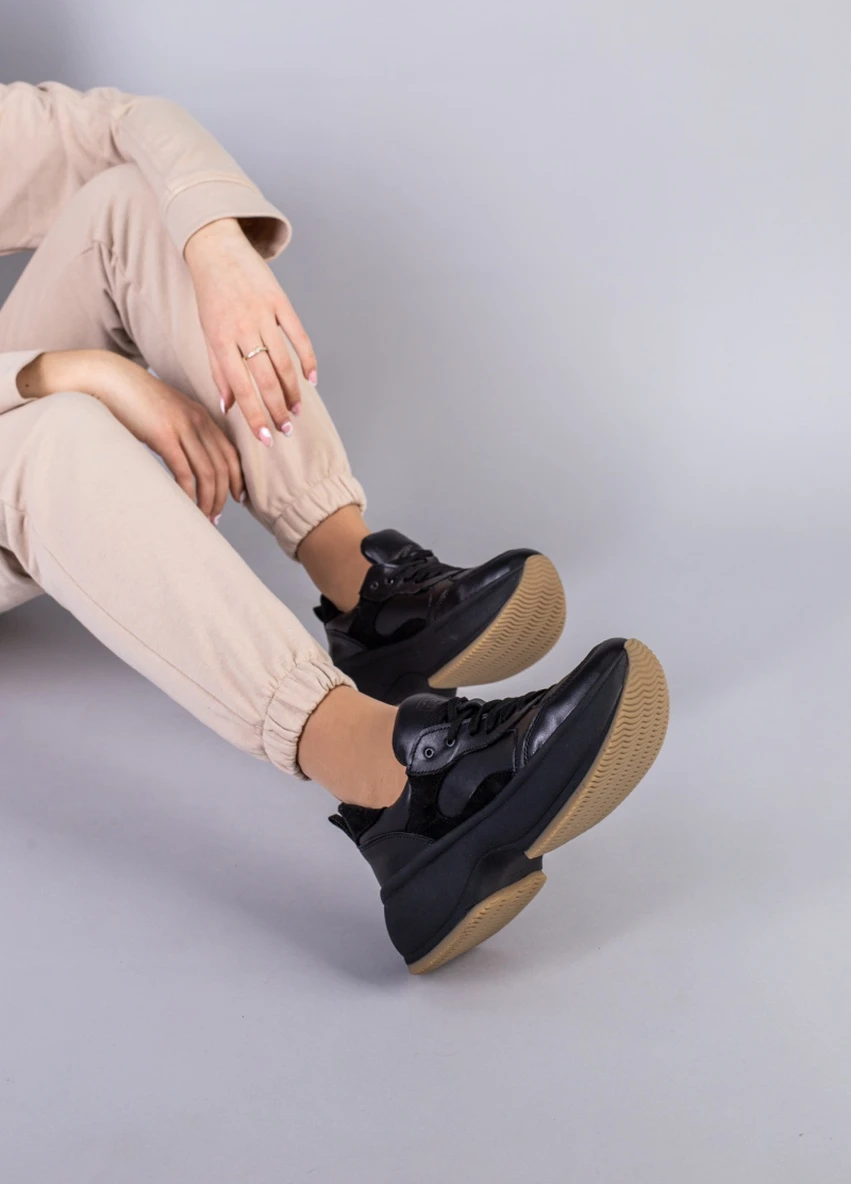 Кроссовки ShoesBand Brand чёрные демисезоны (253915723)