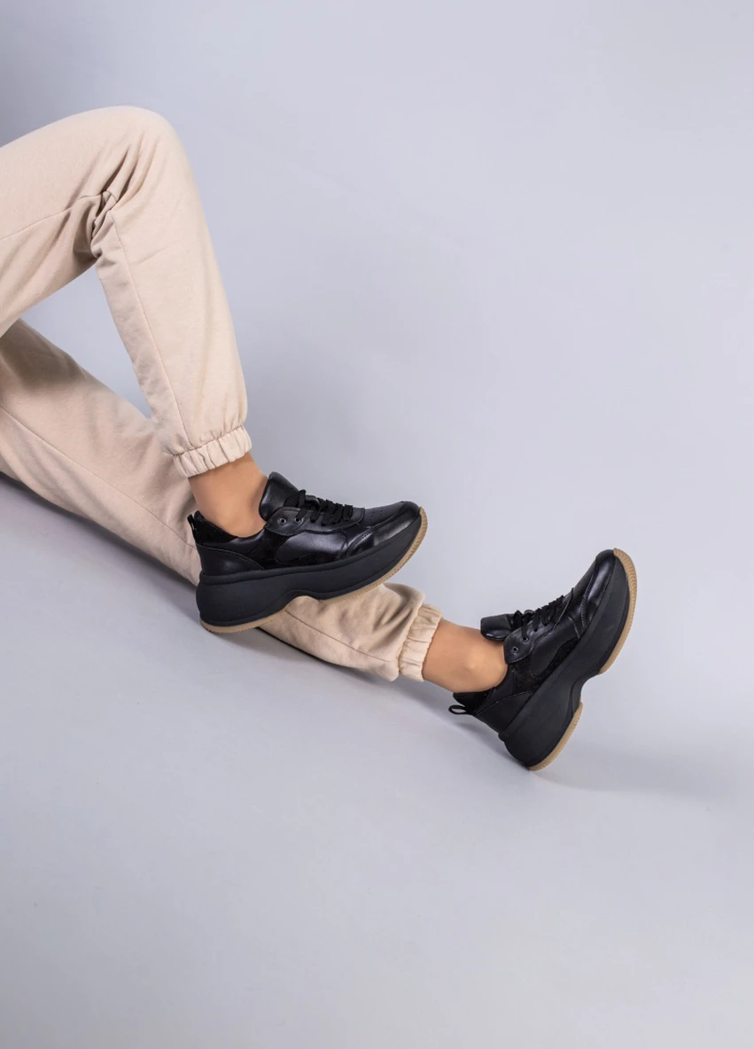Кроссовки ShoesBand Brand чёрные демисезоны (253915723)