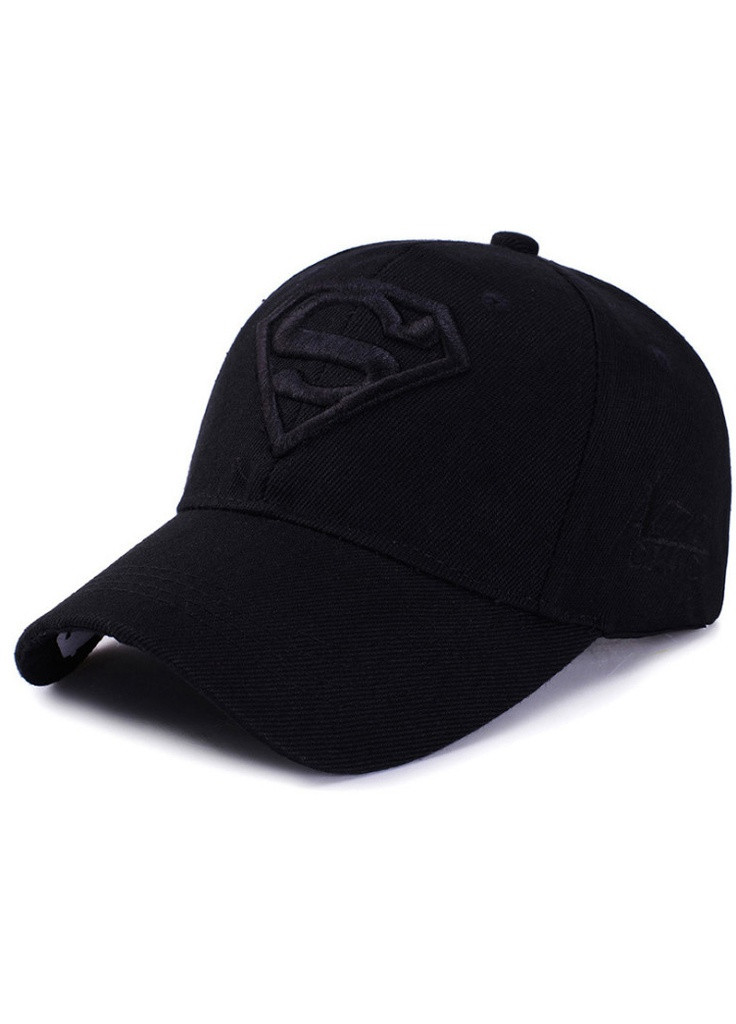 Стильная черная кепка SuperMan Sport Line (250597269)