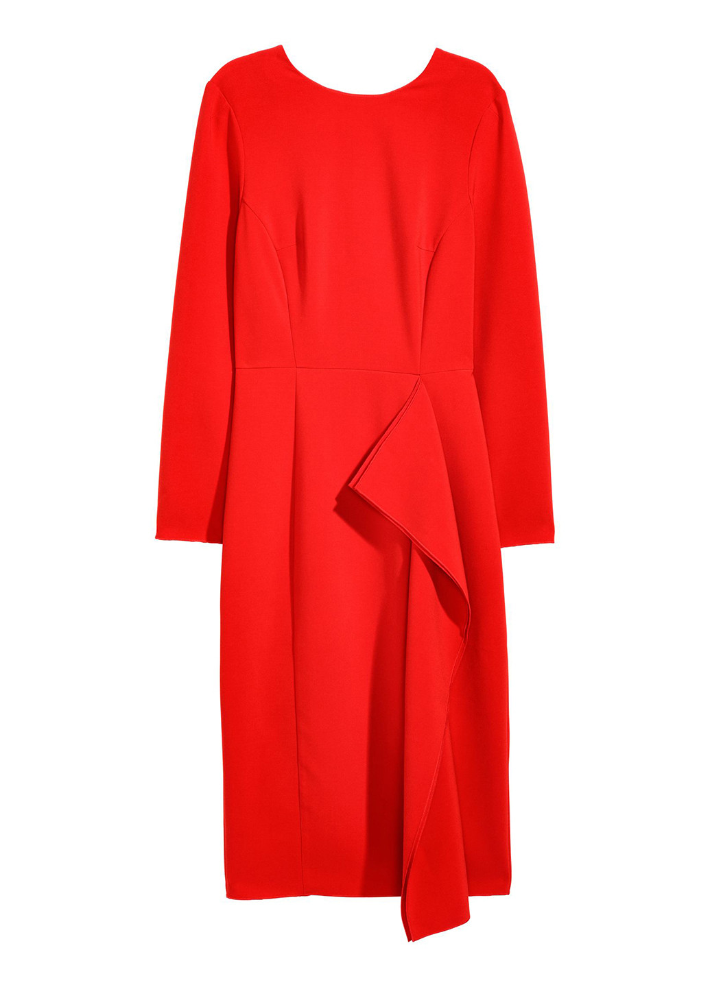 Червона кежуал сукня, сукня футляр H&M однотонна