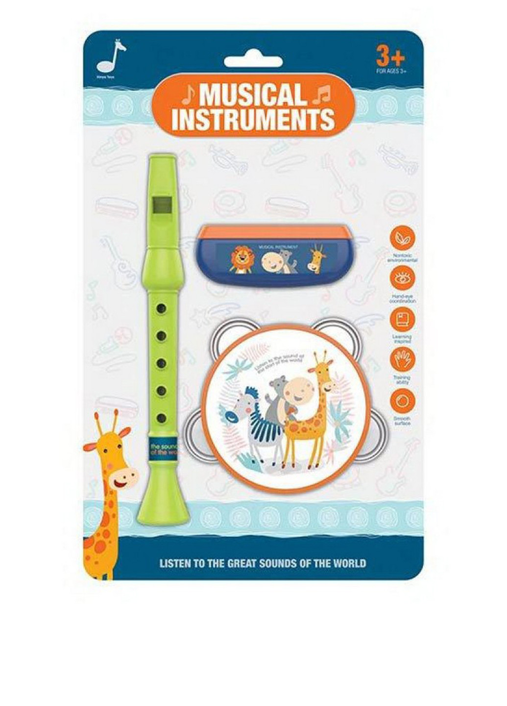 Музыкальная игрушка Флейта, 30х19х2,5 см No Brand (291859198)