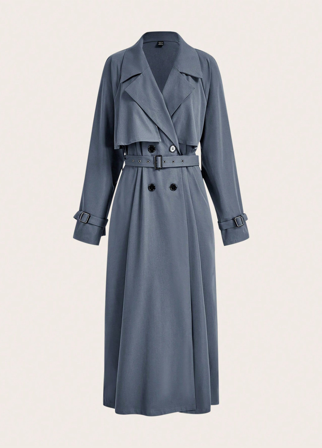 Плащ SHEIN тренчкот на гудзиках демісезон (365437801)