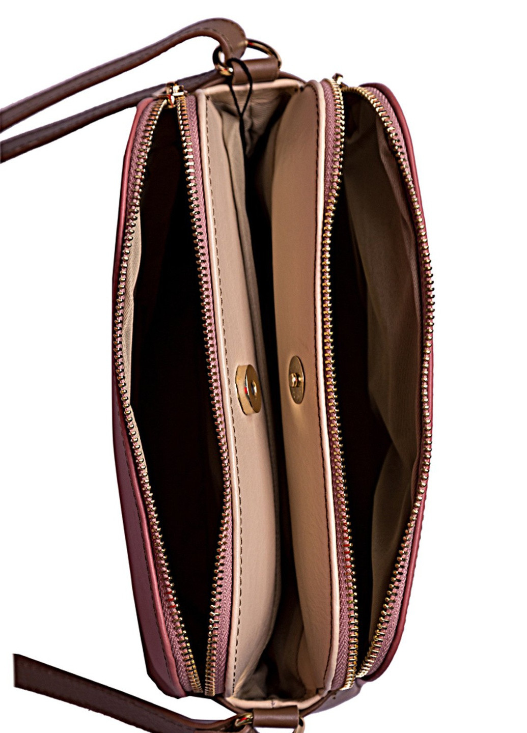 Розовая кожаная сумка еросс-боди Conte Frostini (254368045)