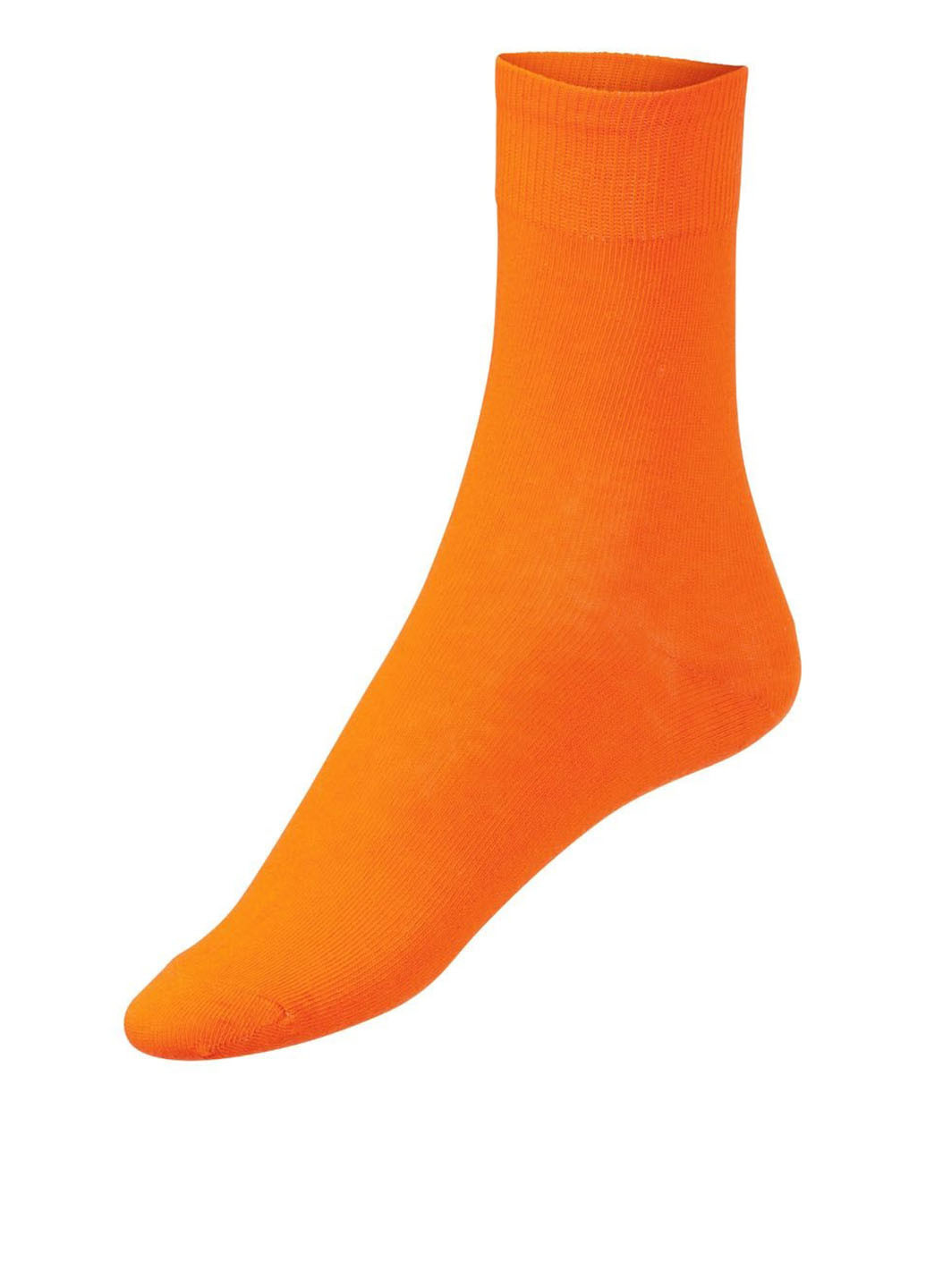 Носки (2 пары) Esmara однотонные оранжевые повседневные