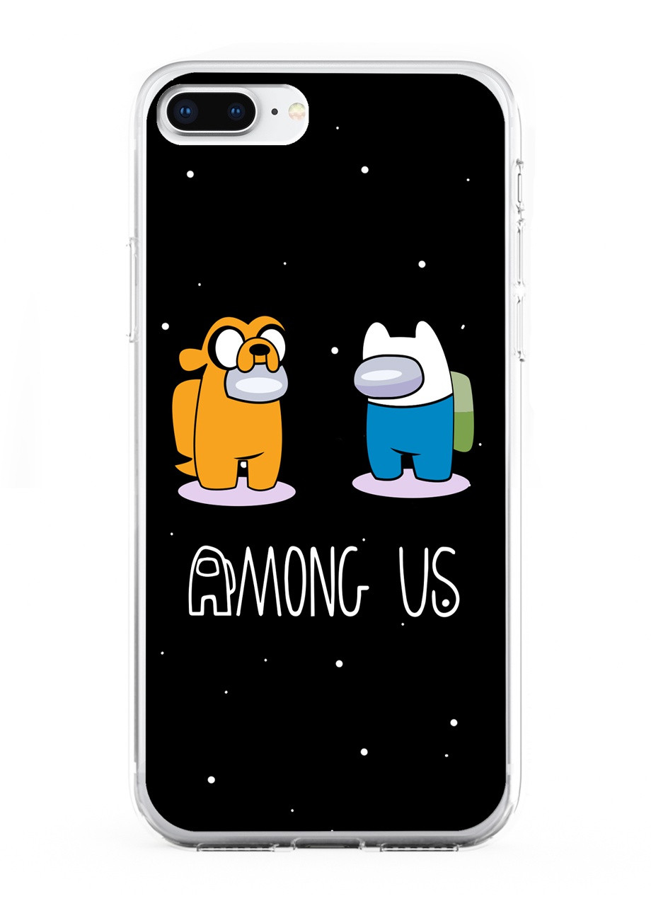 Чехол силиконовый Apple Iphone Xr Амонг Ас Время приключений Фин и Джейк (Among Us Adventure Time Finn & Jake) (8225-2414) MobiPrint (219565954)