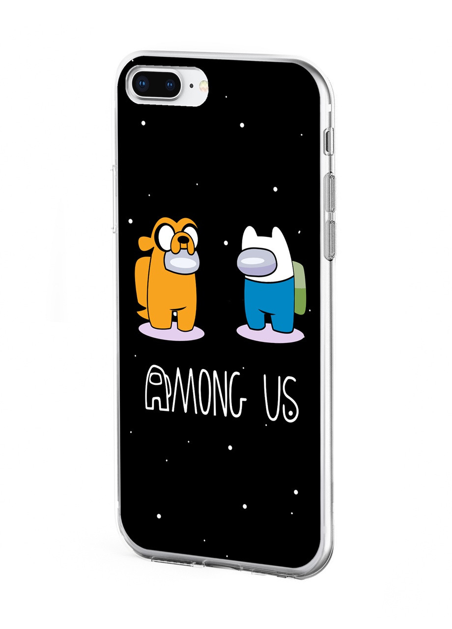 Чехол силиконовый Apple Iphone Xr Амонг Ас Время приключений Фин и Джейк (Among Us Adventure Time Finn & Jake) (8225-2414) MobiPrint (219565954)