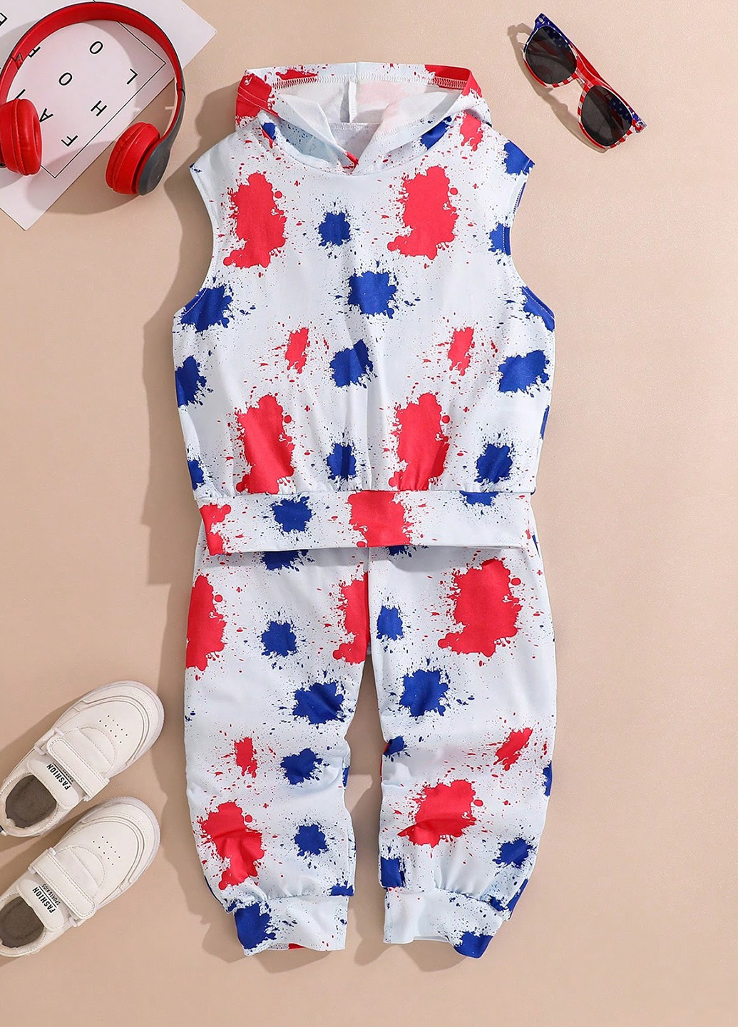 Комбінований демісезонний костюм (худи, штани) брючний SHEIN