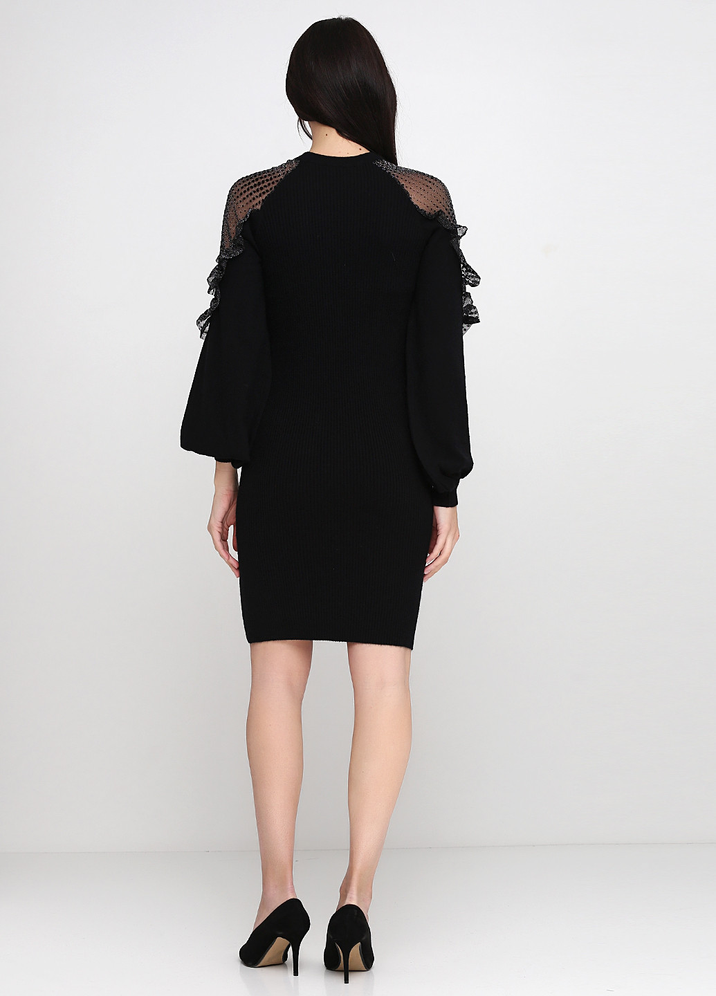 Черное кэжуал платье Aniye By однотонное