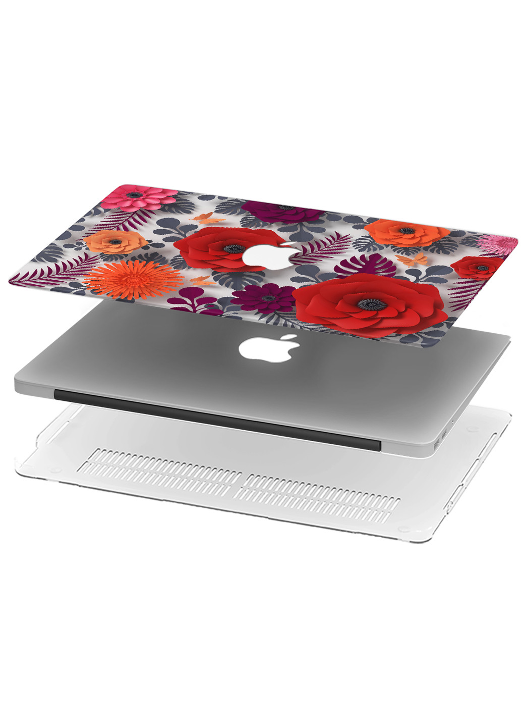 Чехол пластиковый для Apple MacBook Pro Retina 15 A1398 Цветы (Flowers) (6353-2181) MobiPrint (218988119)
