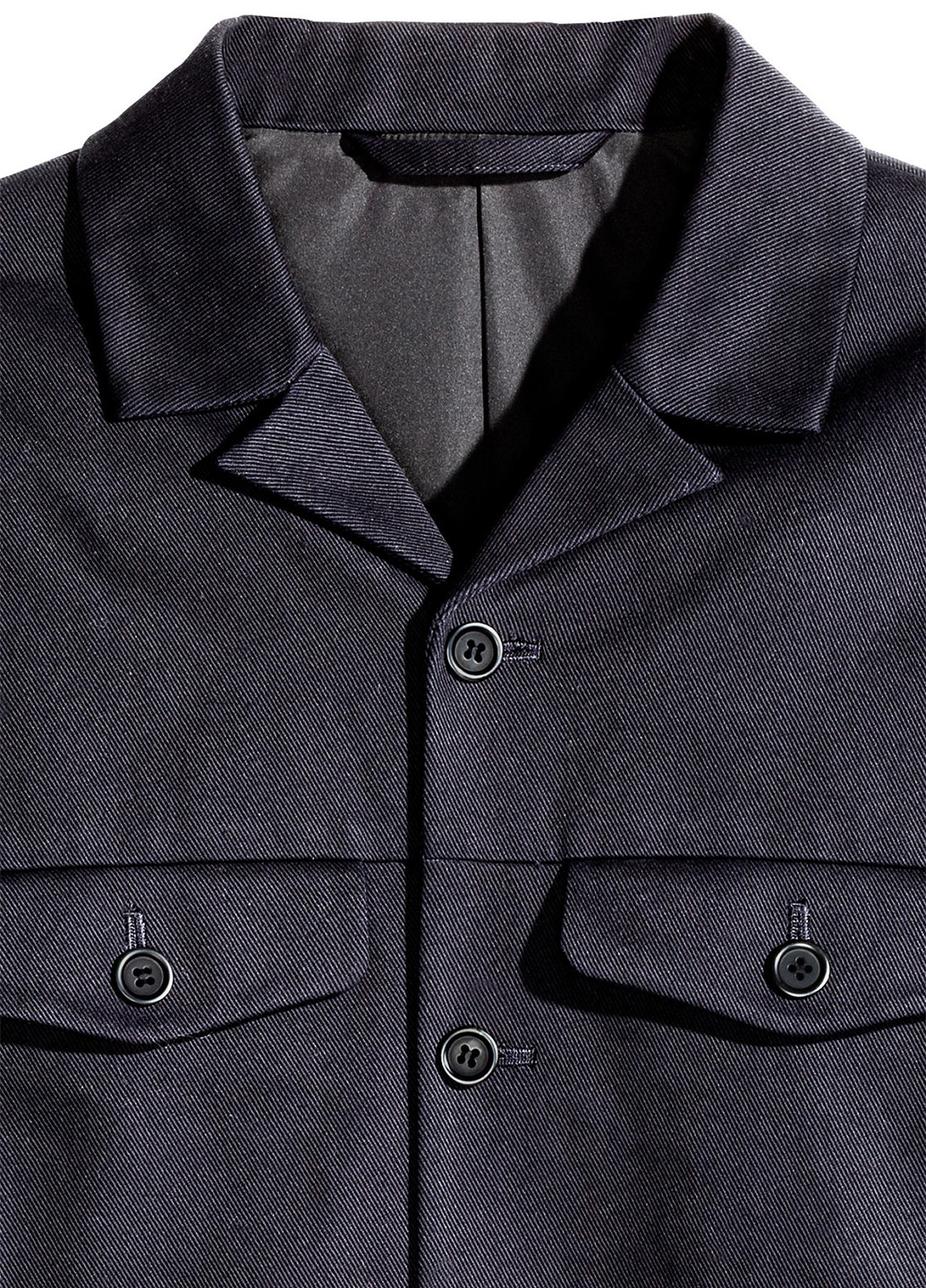 Темно-синяя демисезонная куртка H&M