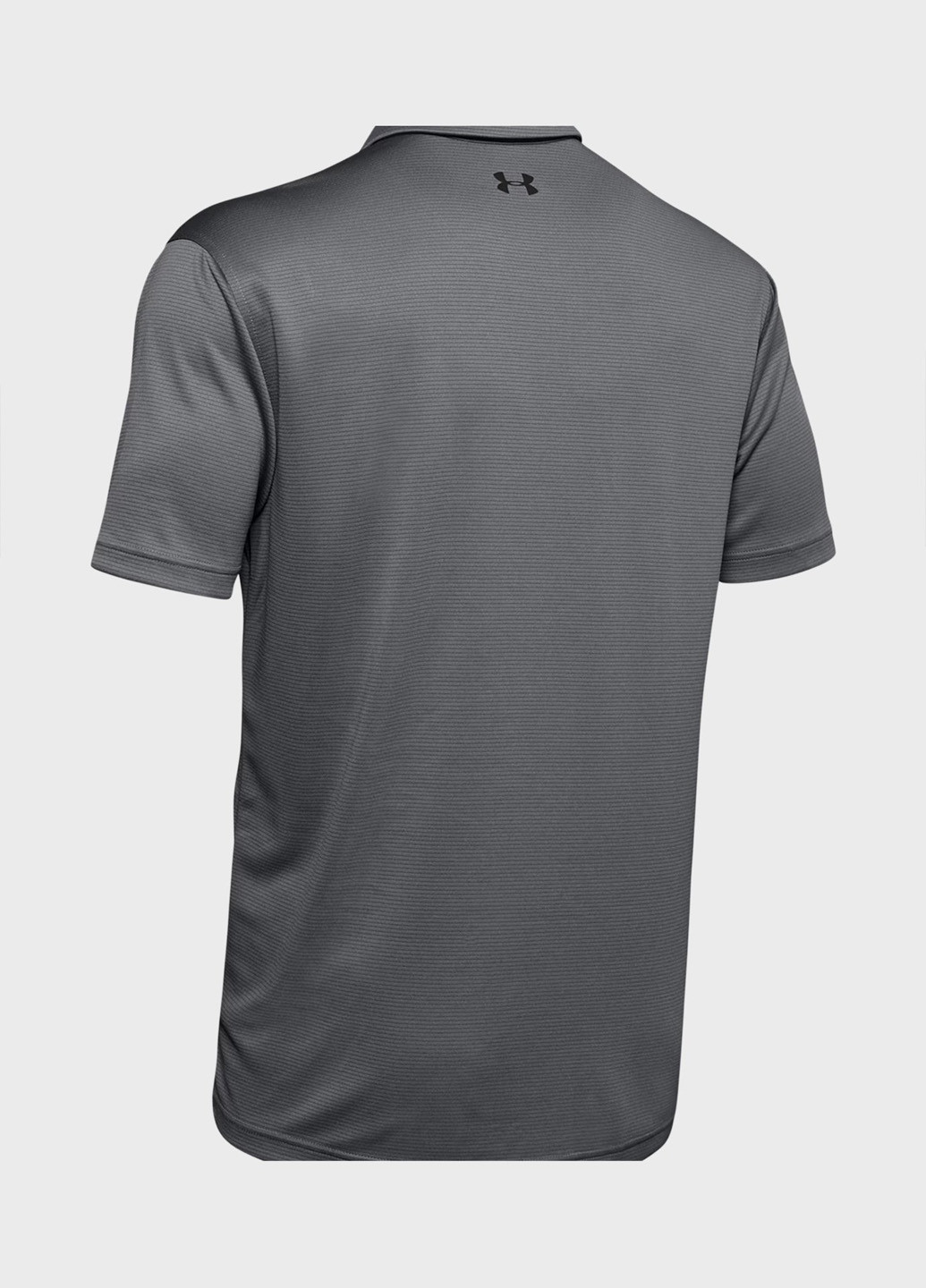 Серая футболка-поло для мужчин Under Armour с логотипом
