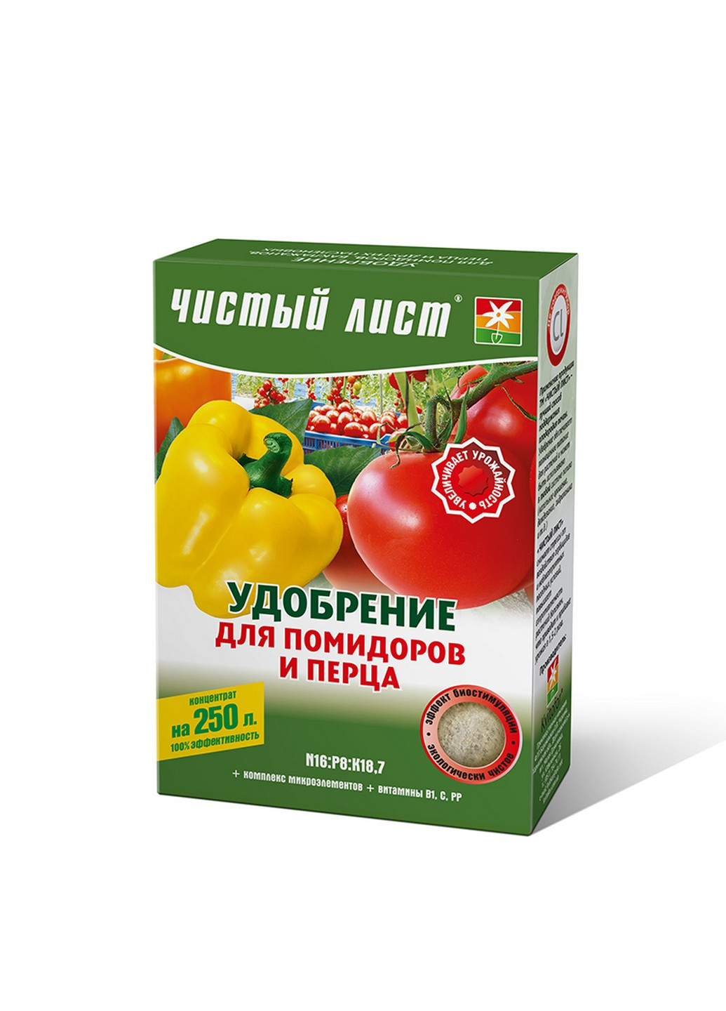 Удобрение для помидоров и перца 300 г Чистый Лист (215327244)