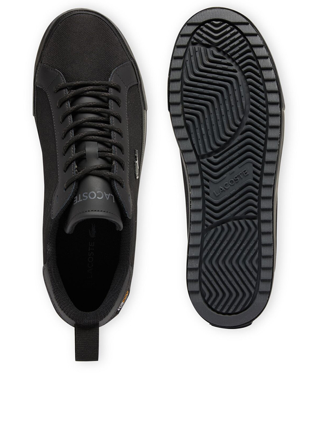 Черные кеды Lacoste POWERCOURT