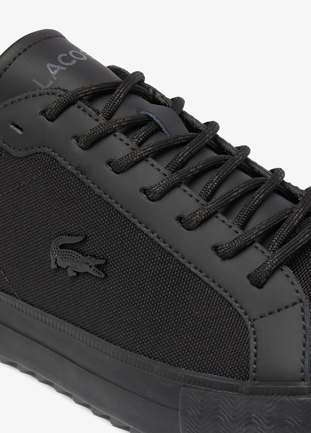 Черные кеды Lacoste POWERCOURT
