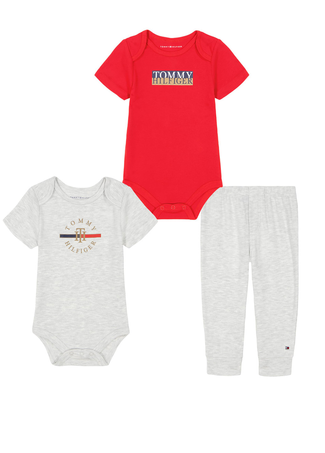 Комбінований демісезонний костюм (2 шт. боді, штани) брючний Tommy Hilfiger