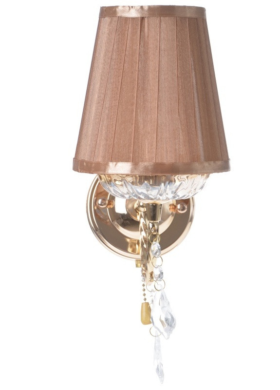 Бра з абажуром настінне накладне з вимикачем класичне BL-088W/1 Brille (253894311)