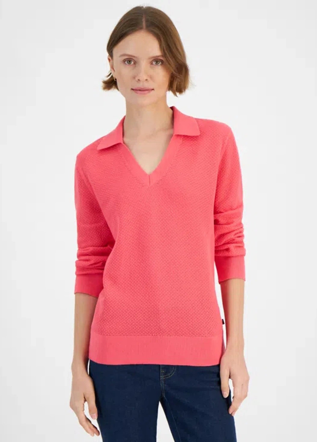 Рожевий демісезонний пуловер пуловер Tommy Hilfiger