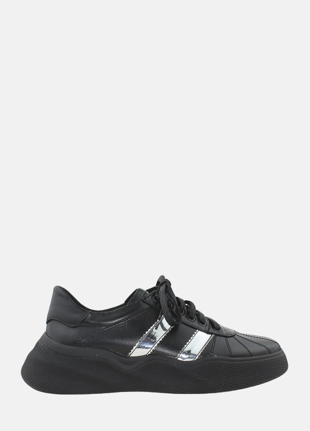 Черные демисезонные кроссовки re6584 черный Emilio