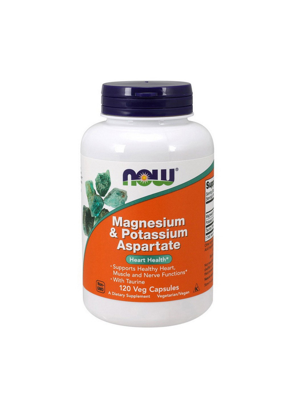 Магний калий Magnesium & Potassium Aspartate (120 капс) нау фудс Now Foods (255409137)