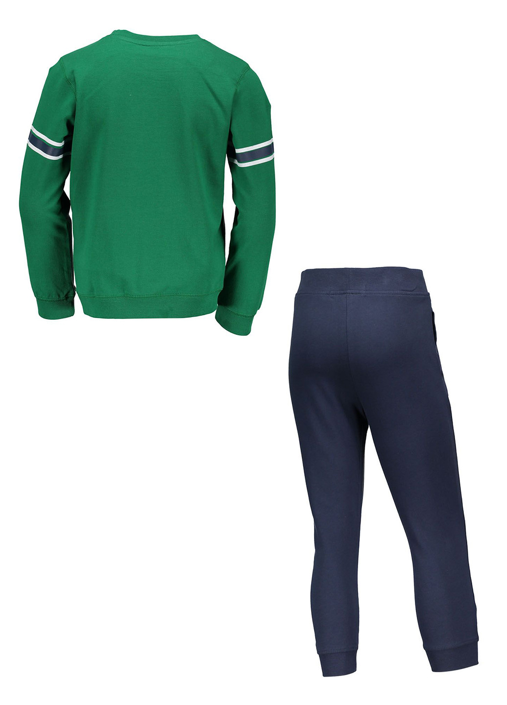 Зеленый демисезонный костюм (свитшот, брюки) брючный Piazza Italia