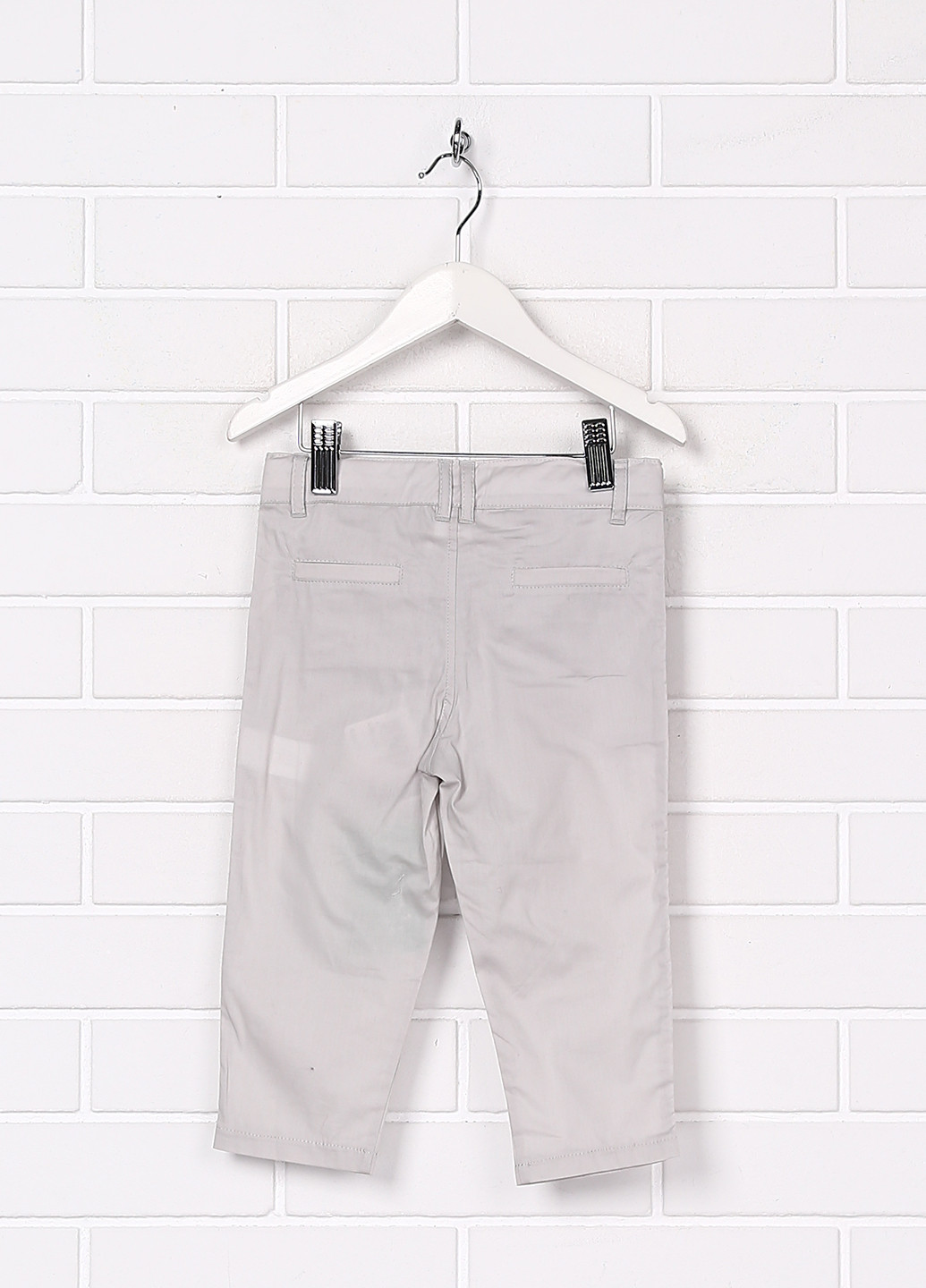 Светло-серые кэжуал летние брюки Coccode