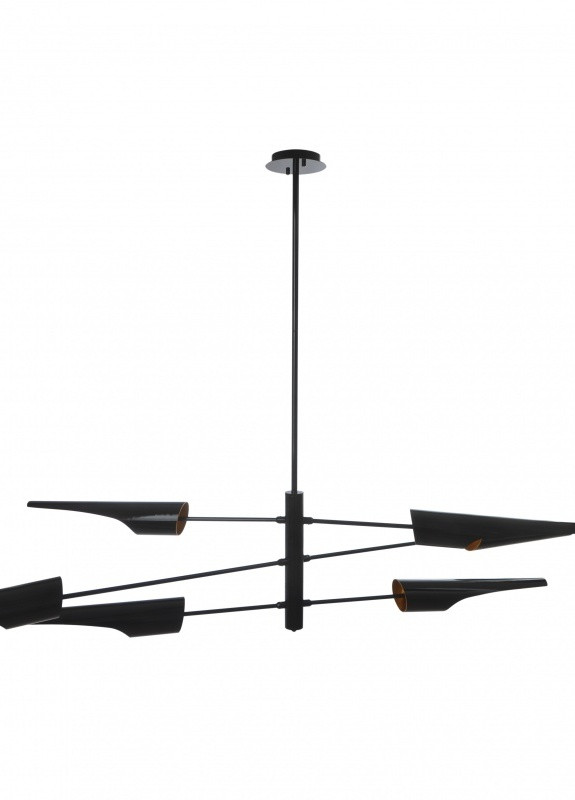 Люстра лофт сучасна BL-422S/6 E27 BK/G Brille (253887879)