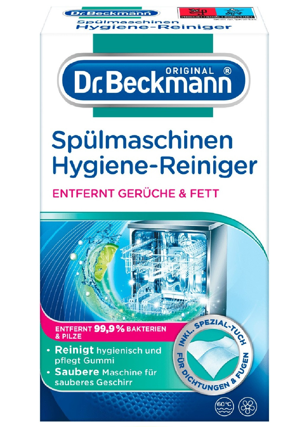 Гігієнічний очищувач для посудомийних машин 75г Dr. Beckmann (254845156)