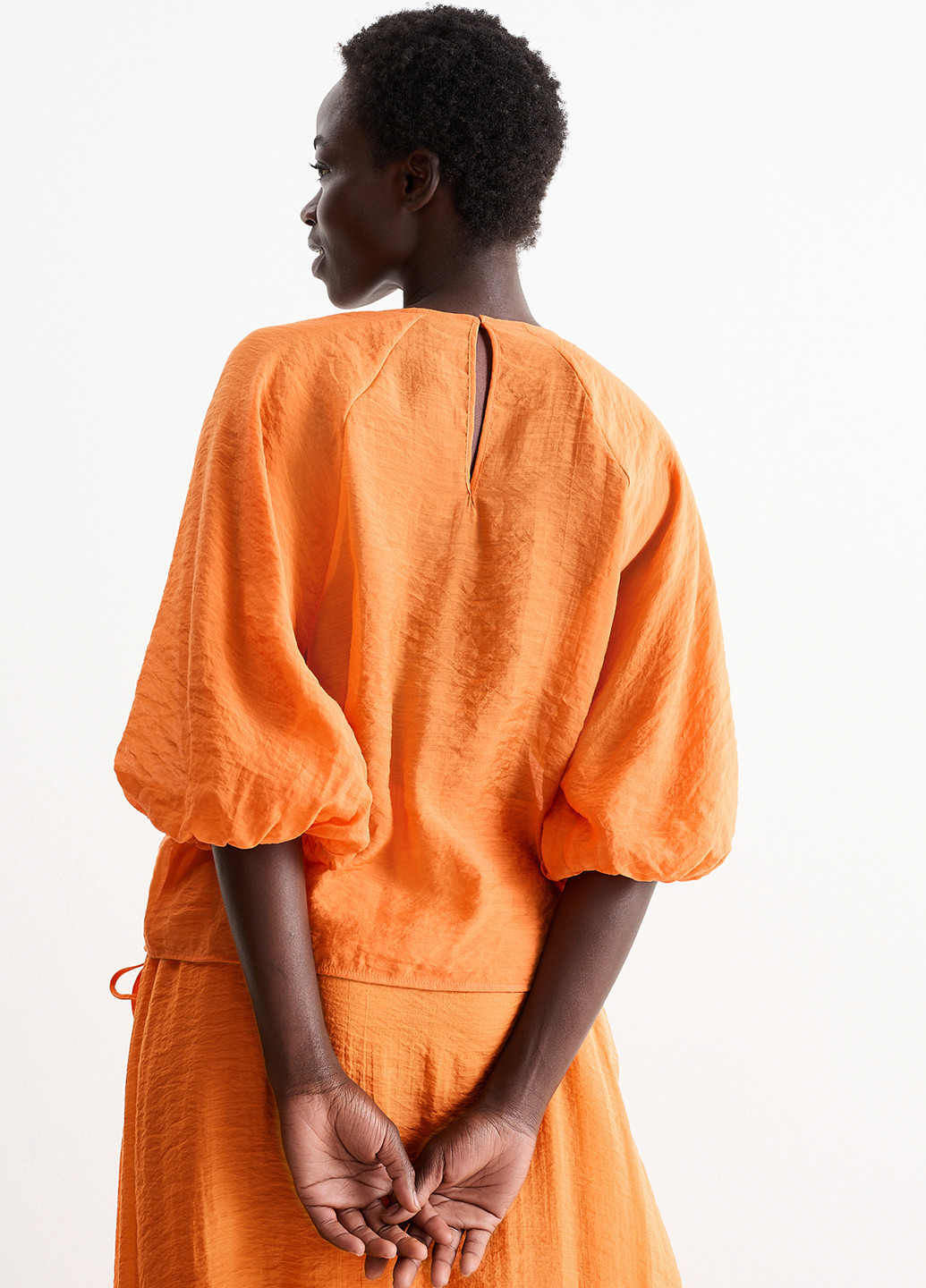 Помаранчева блуза C&A