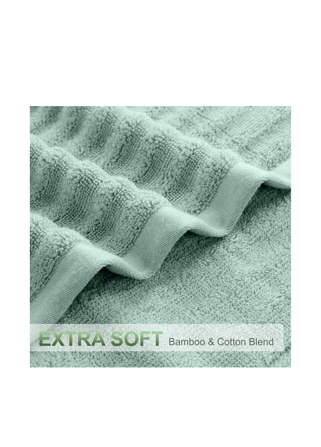 Lovely Svi полотенце (3 шт.), 70х140 см, 34х72 см, 33х33 см однотонный светло-зеленый производство - Китай