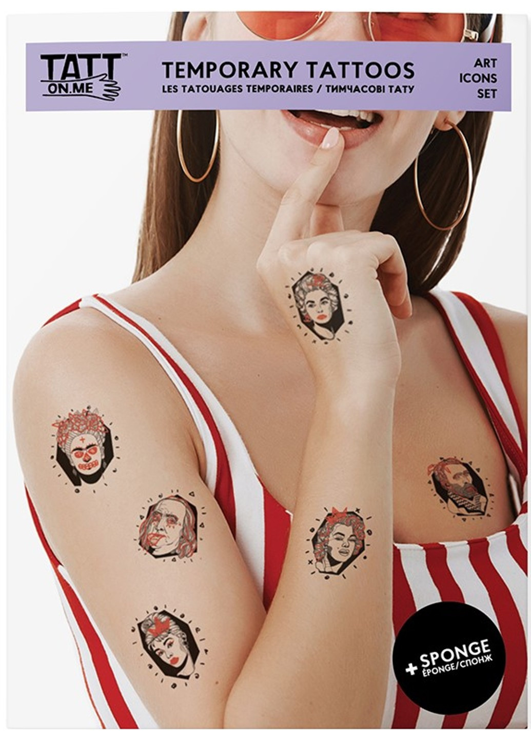Временные тату "Art Icons Set" TATTon.me (254255634)