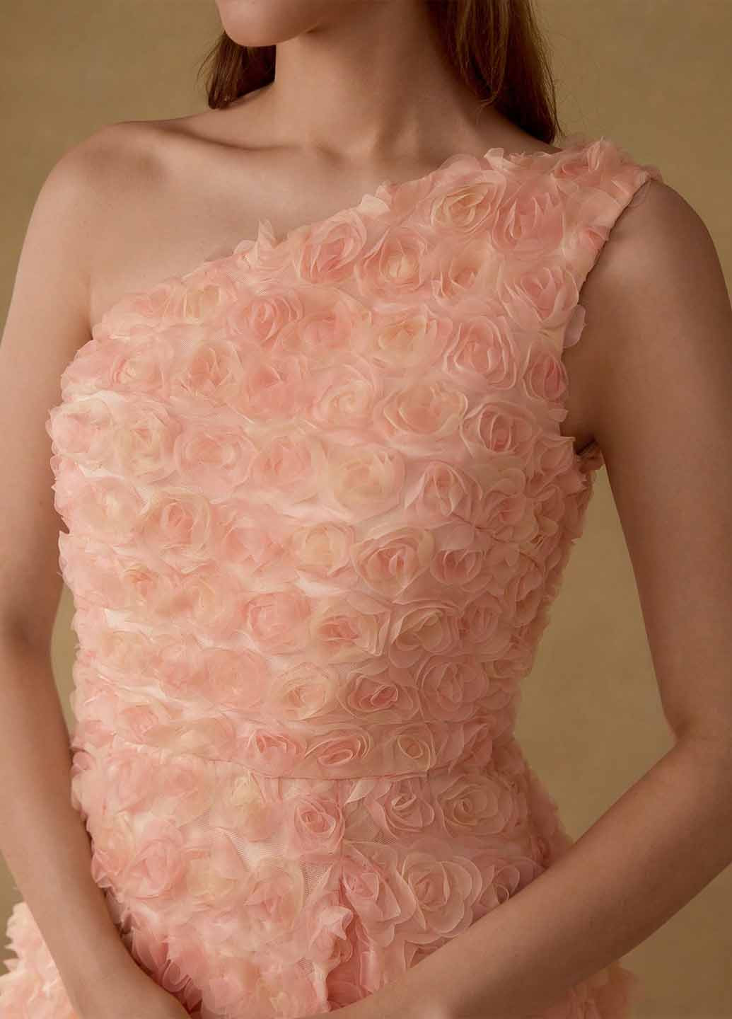 Коралова святковий, коктейльна, вечірня сукня з відкритими плечима SHEIN однотонна