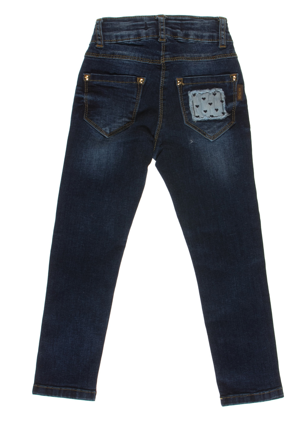 Темно-синие демисезонные прямые джинсы Ayugi