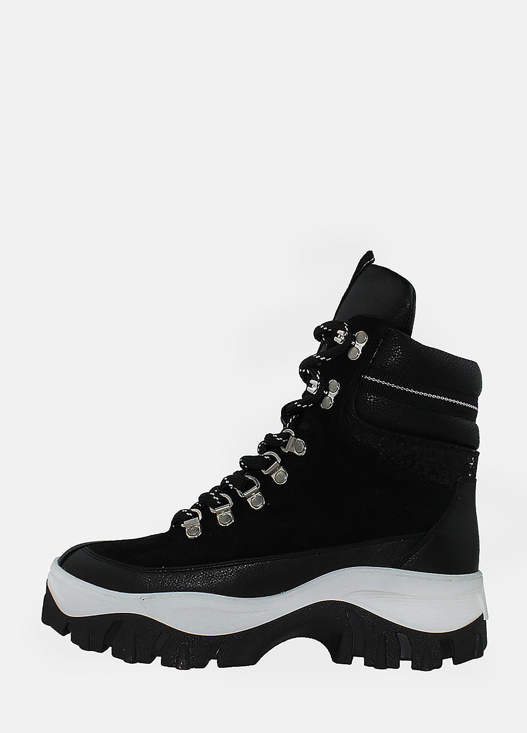 Зимние ботинки rf01122 черный Favi из натуральной замши