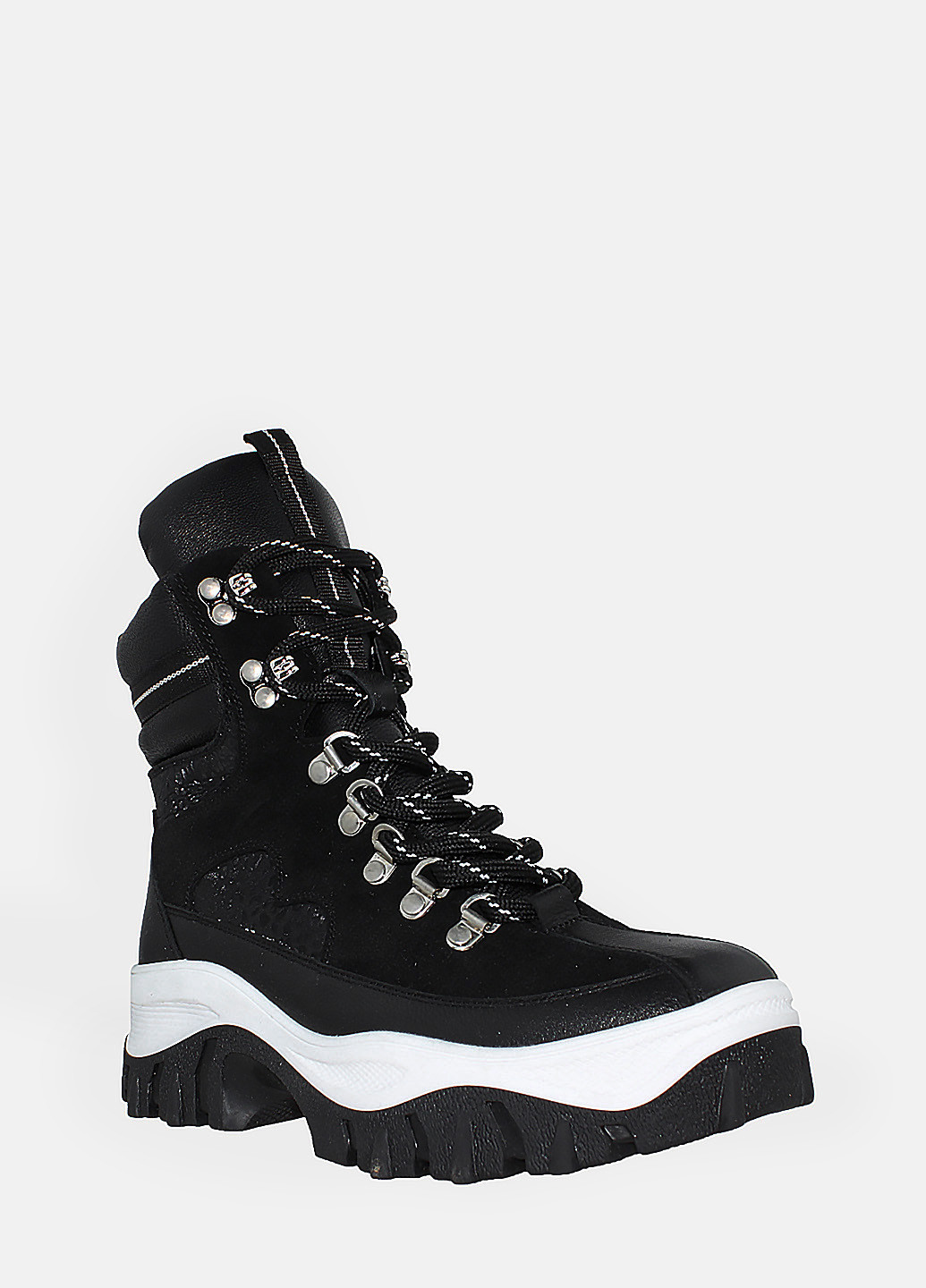 Зимние ботинки rf01122 черный Favi из натуральной замши