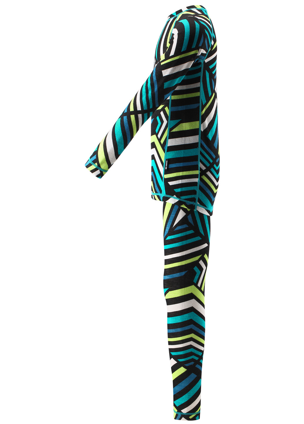 Термокостюм (лонгслив, кальсоны) Reima абстрактный комбинированный спортивный шерсть