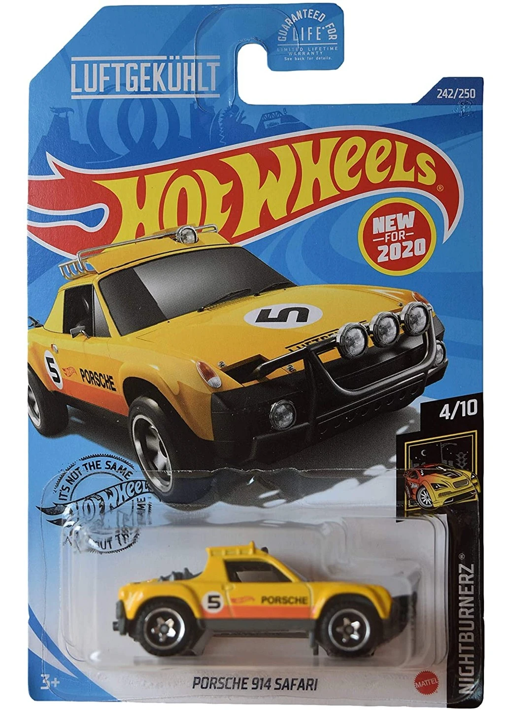 Машинка Hot Wheels Porche 914 Safari 4/10 Nightburnerz 2020 GHB50-M9COB Mattel (255254382)