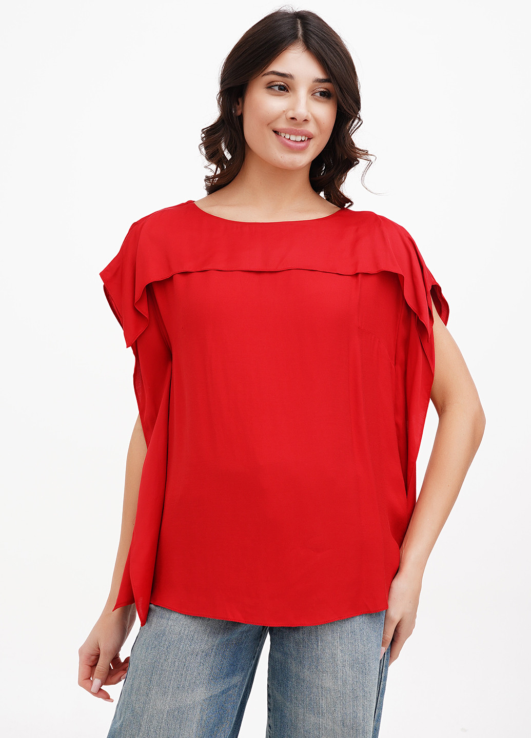 Красная блуза Sassofono